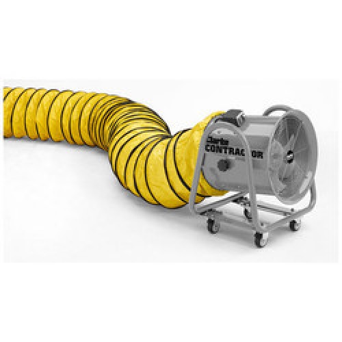  16” Flexible PVC Duct for Contractor CON400 Ventilation Fan - Yellow