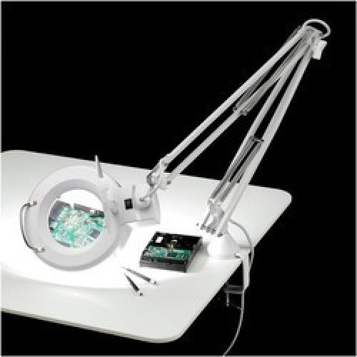 SAM127 Desk Mounted Magnifying LED Lamp